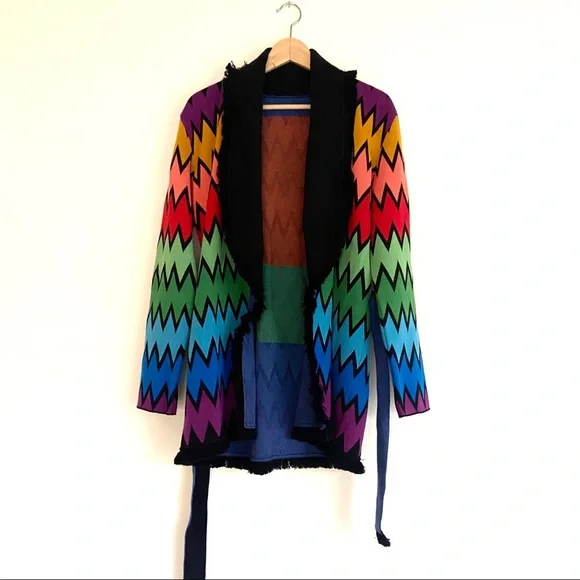 Regino Bella Chevron Knit Cardigan